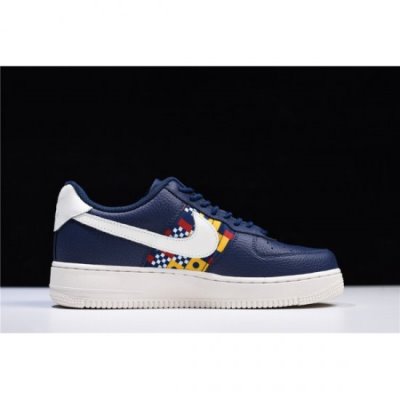 Nike Air Force 1 Low Kırmızı / Lacivert / Sarı Kaykay Ayakkabı Türkiye - G97KG2E2